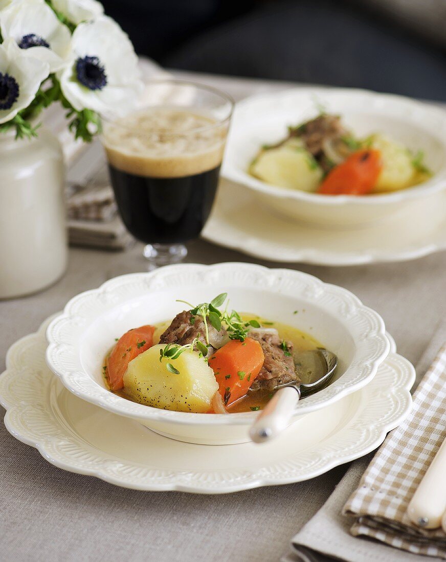 Irish Stew (Gemüsesuppe mit Lammfleisch, Irland)