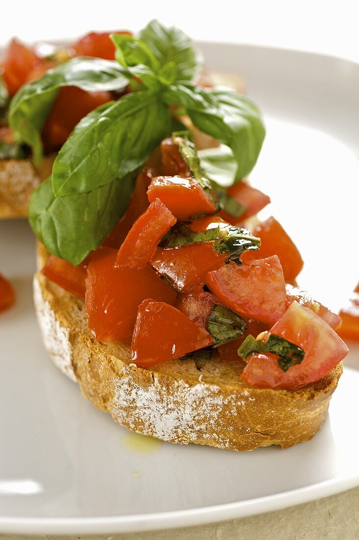 Bruschetta (Tomatoes on toast, Italy)