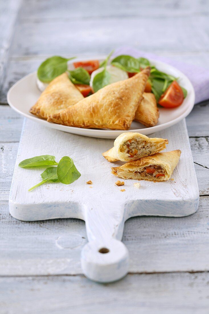 Grain and vegetable pasties