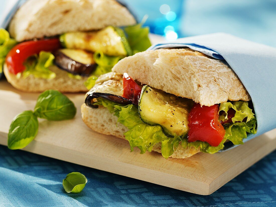 Sandwich mit Grillgemüse