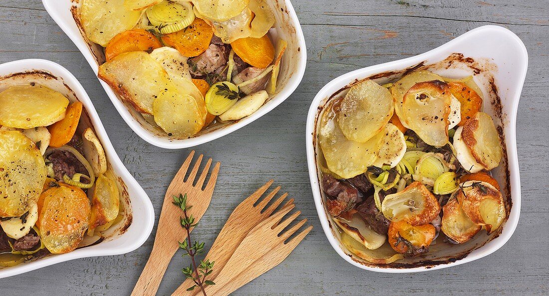 Baeckeoffe (Meat and potato stew, Alsace)