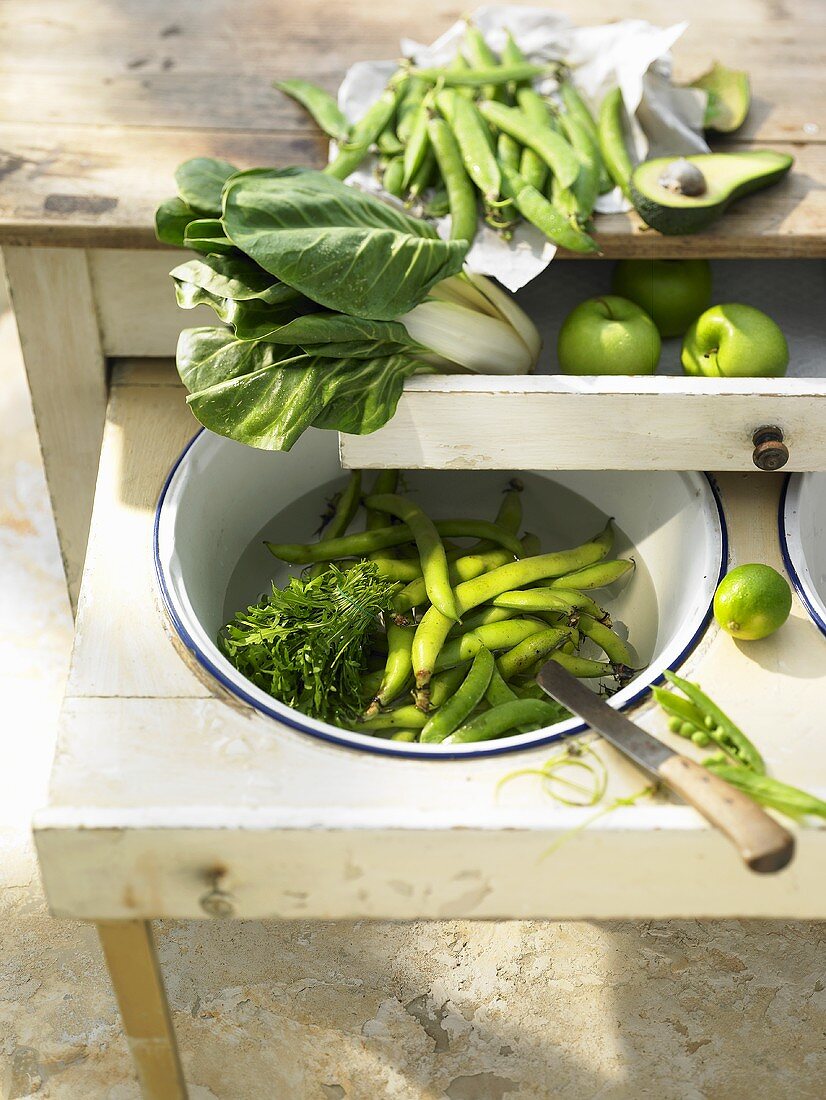 Vegetables from the garden