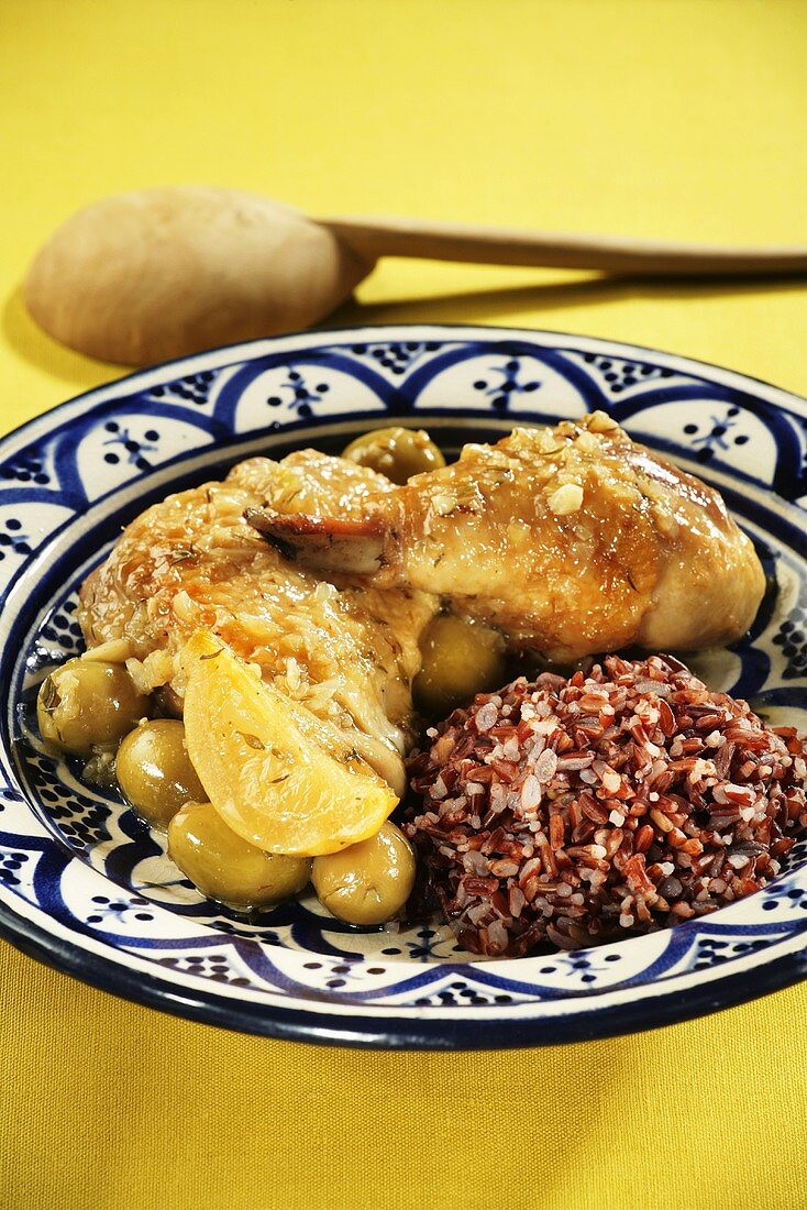 Chicken with salted lemons