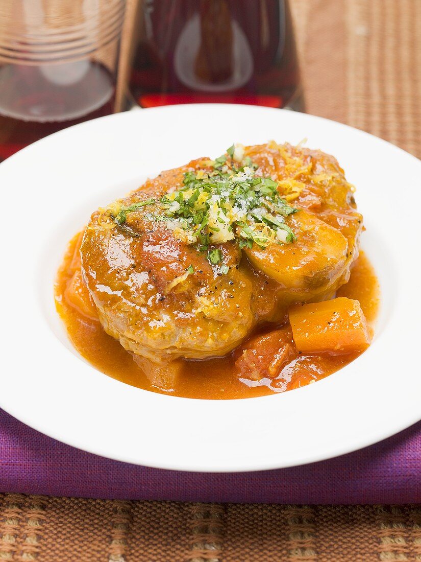 Ossobuco with carrots