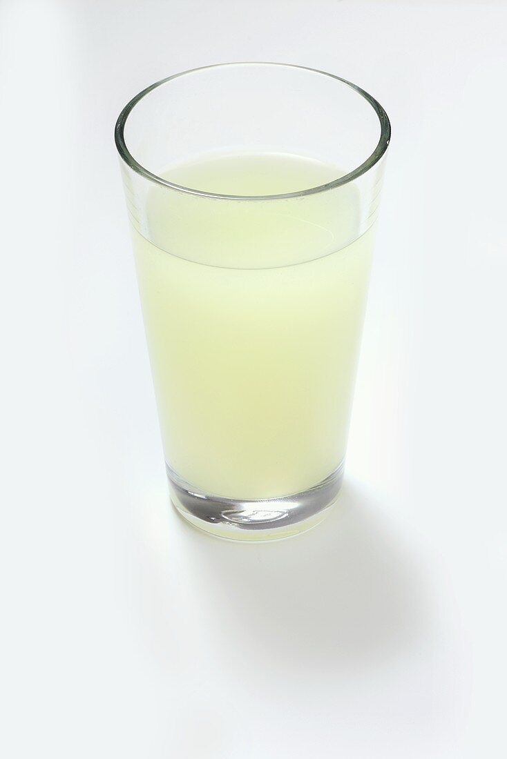 A glass of whey