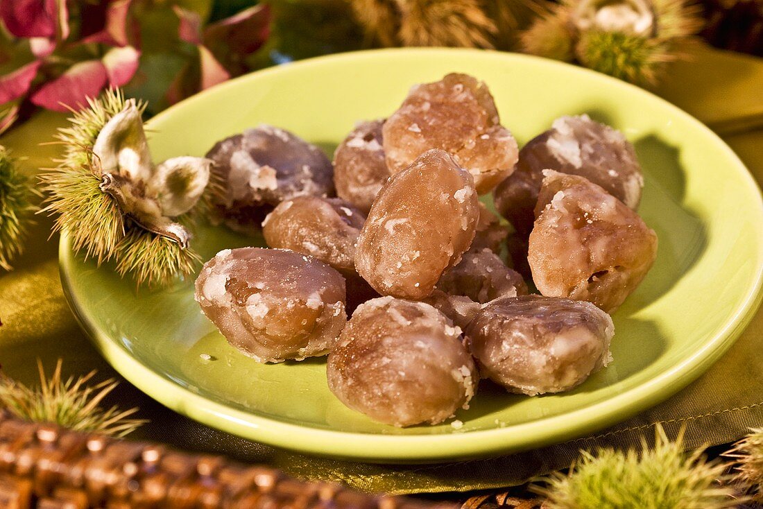 Glazed chestnuts