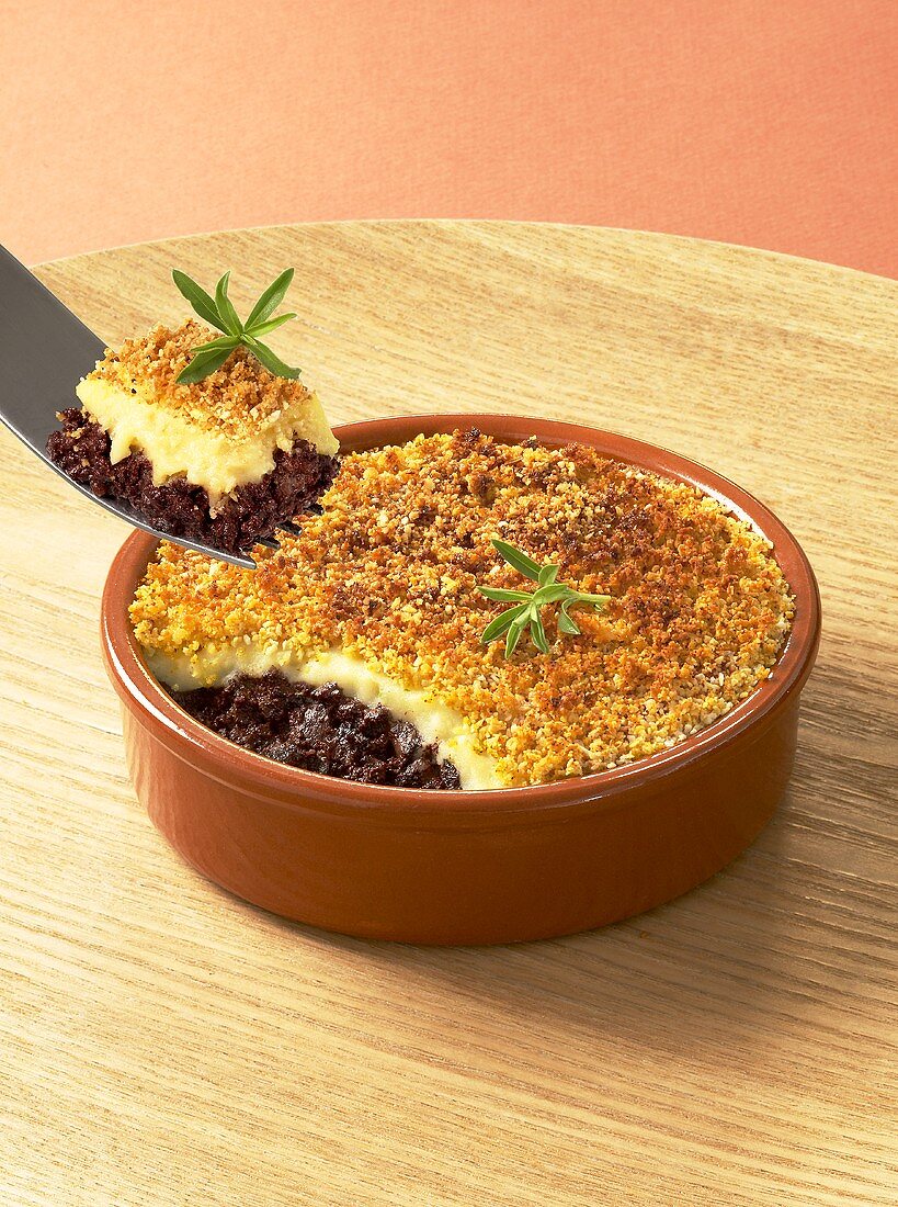 Black pudding bake