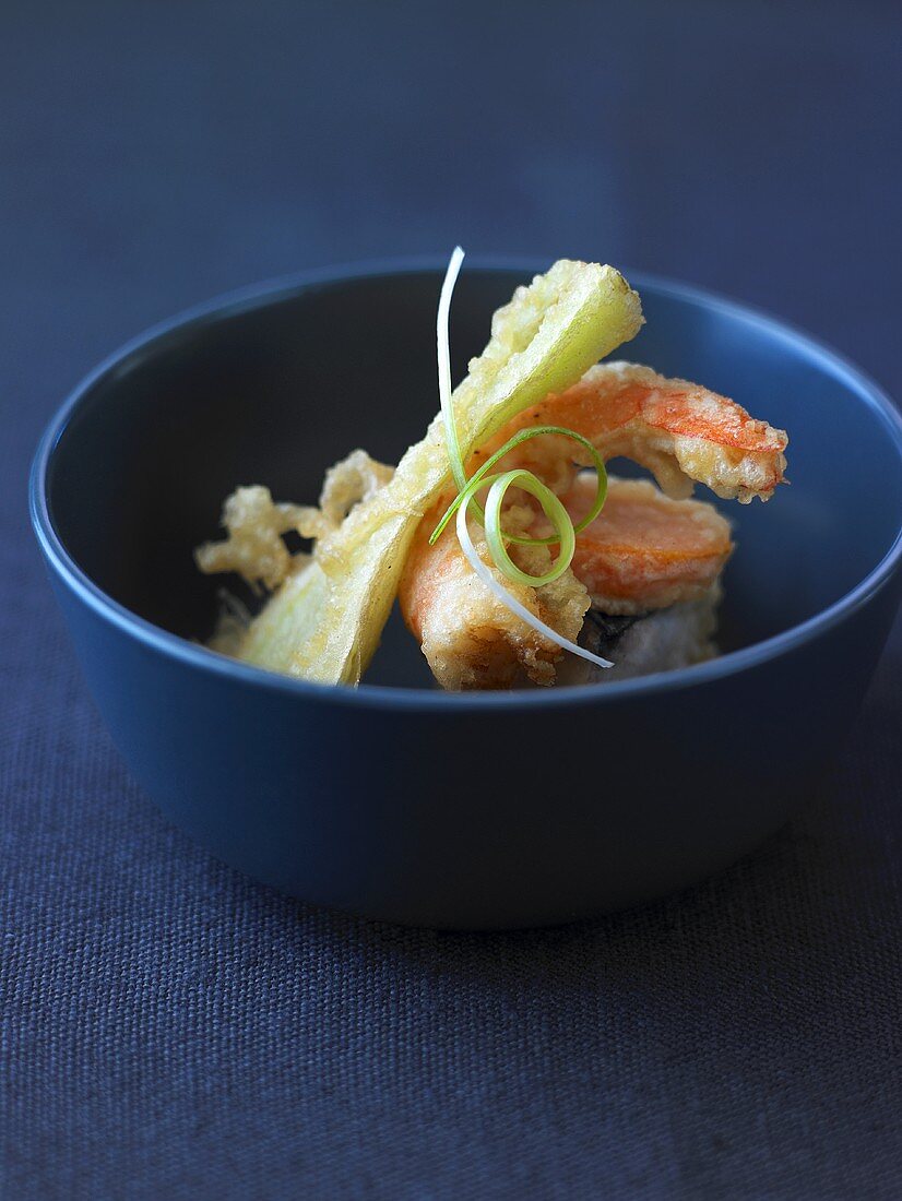 Vegetable and prawn tempura (Japan)