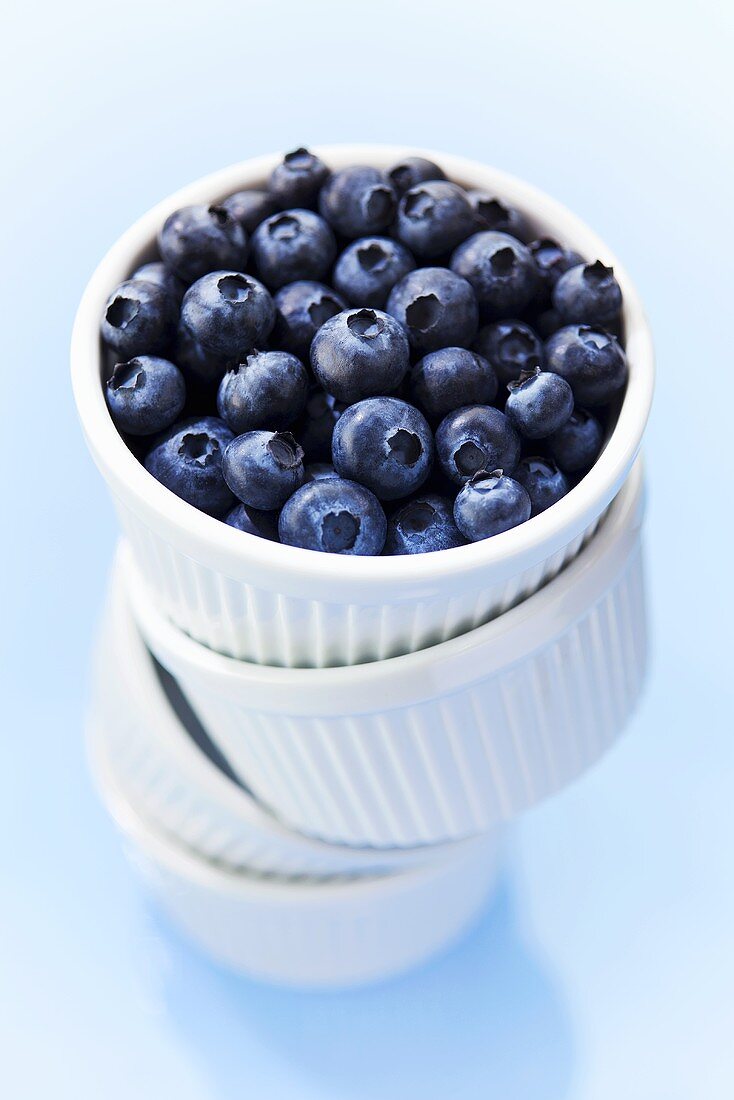 Timbalförmchen mit Blaubeeren