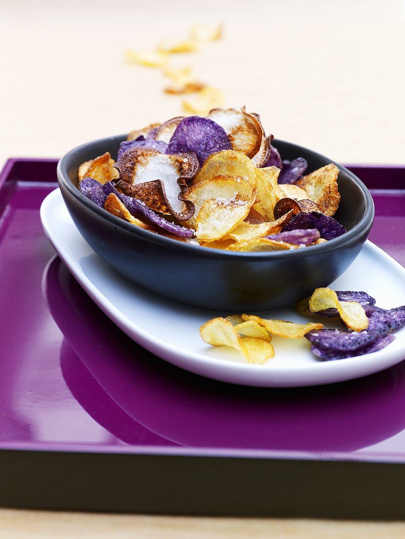 Selbstgemachte Kartoffelchips