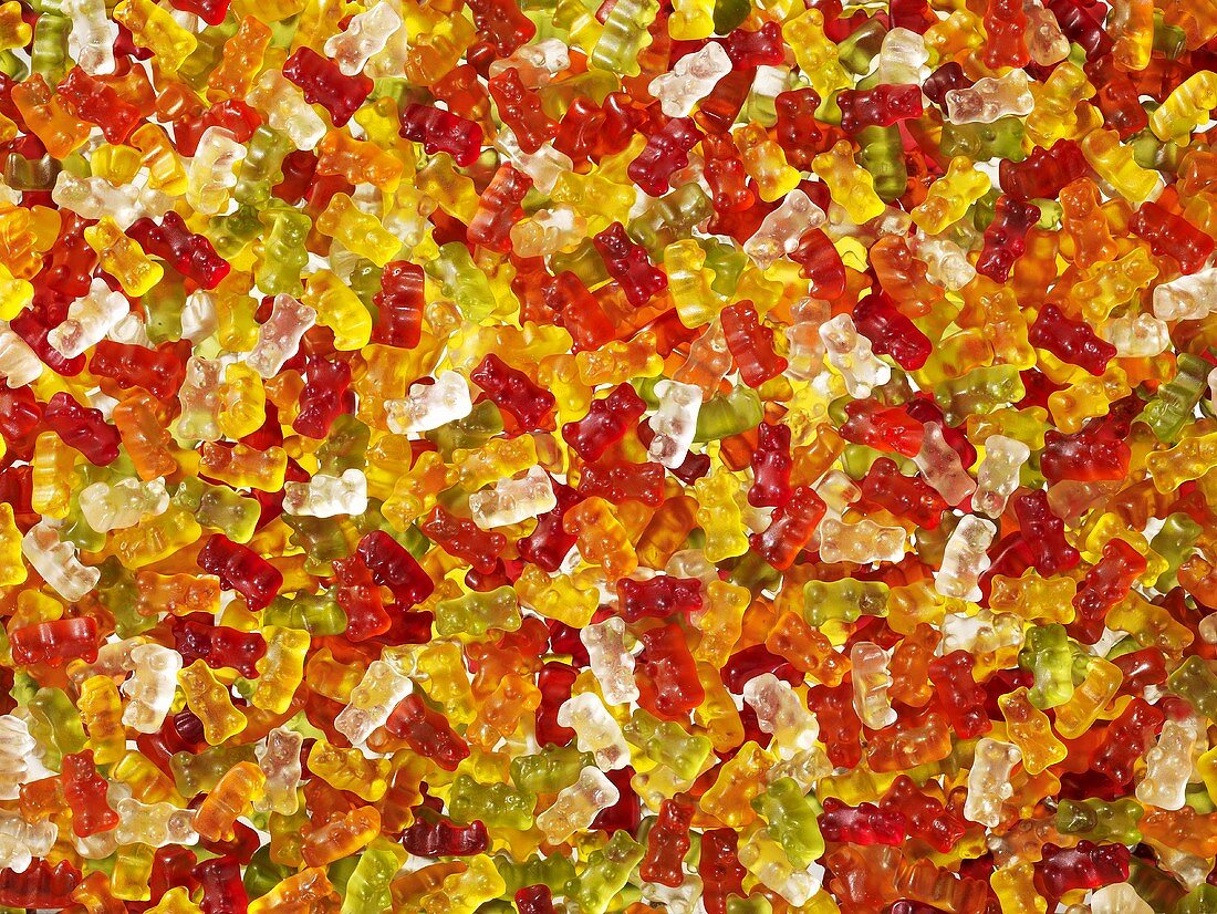 Gummi bears (full-frame)
