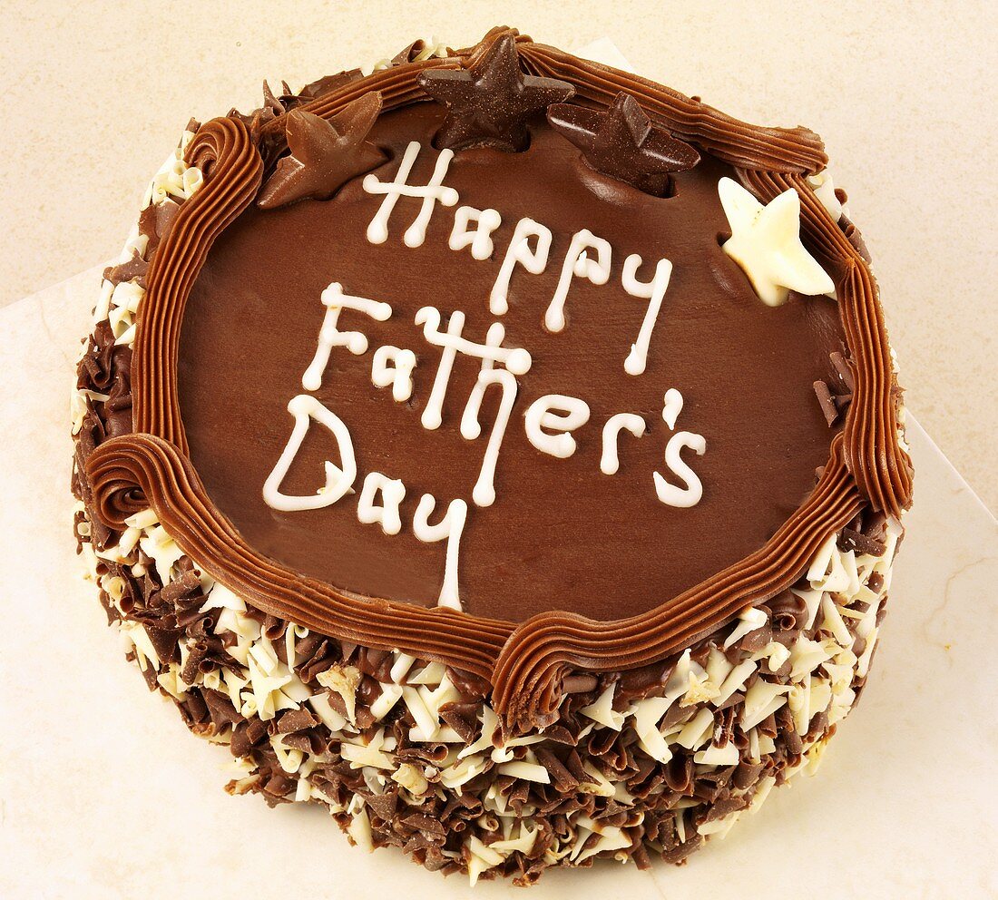 Chocolate cake for Father's Day