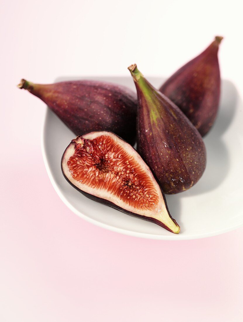 Three whole figs and half a fig