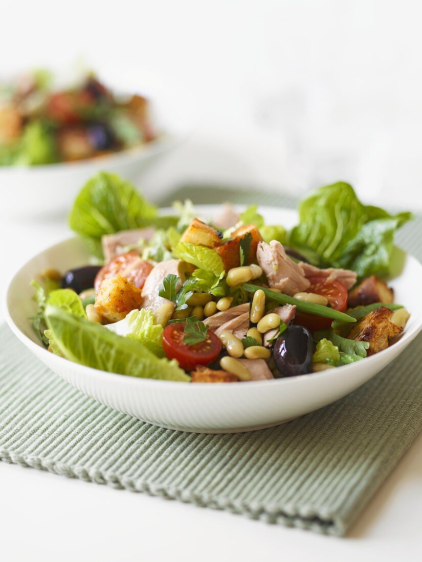 Bohnensalat mit Thunfisch