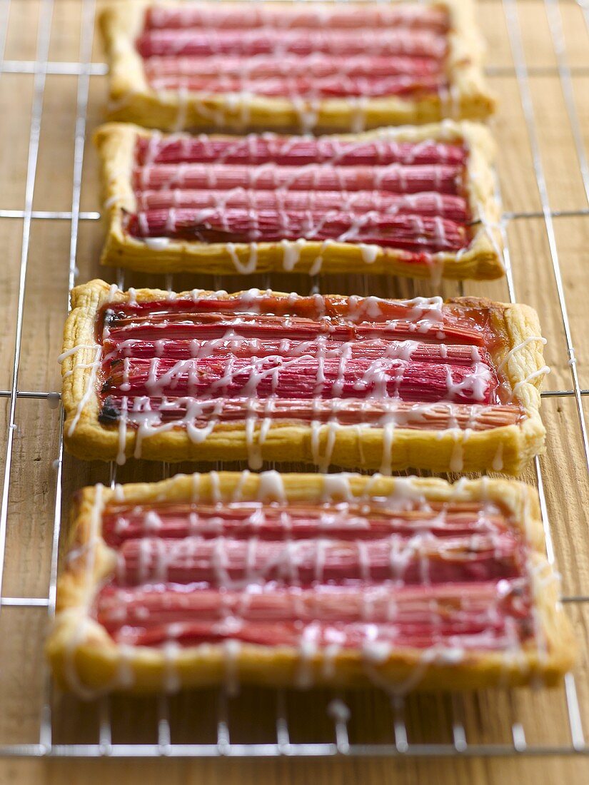 Rhubarb tarts