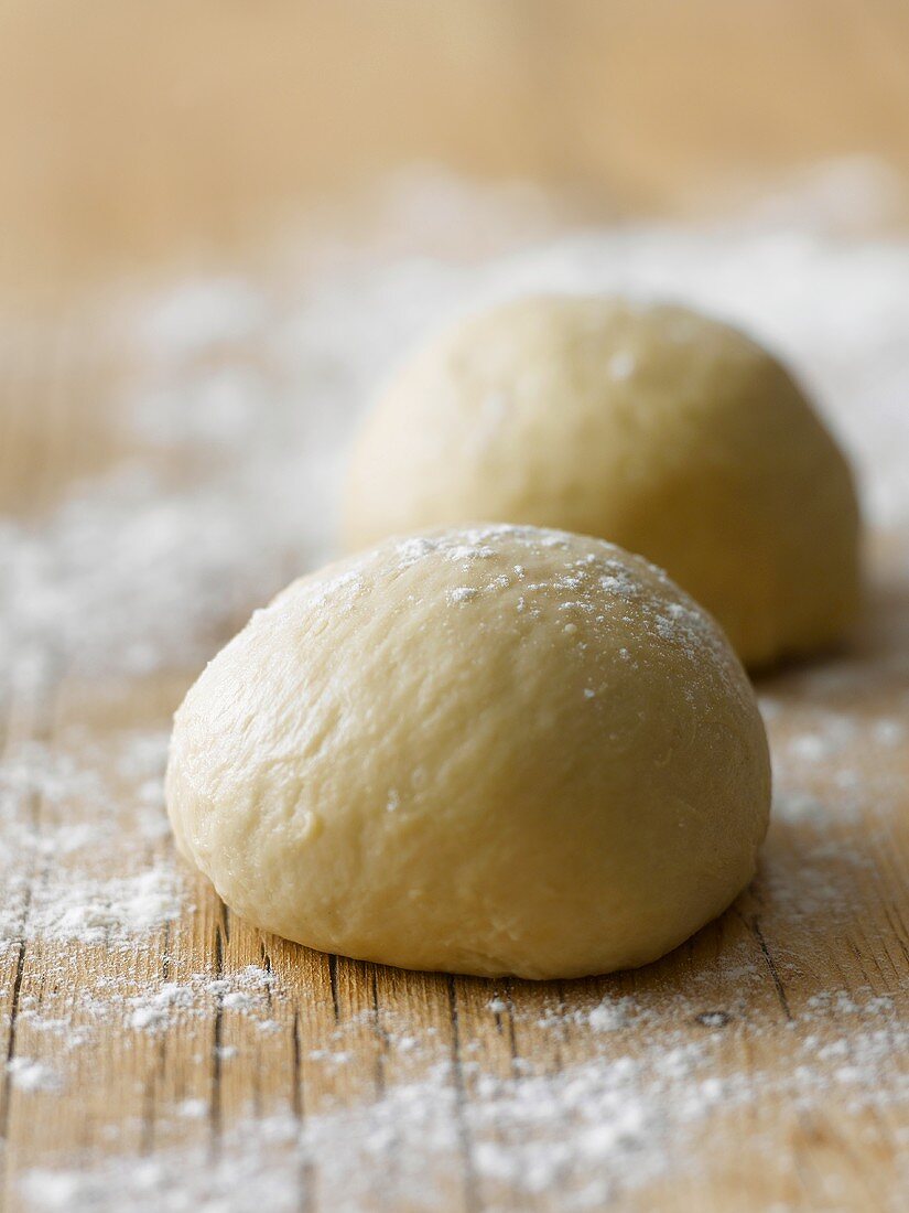 Two balls of dough