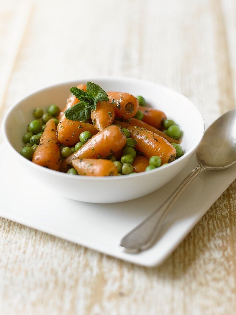 Pea and carrot salad