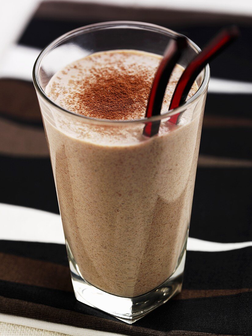 Coffee and coconut smoothie