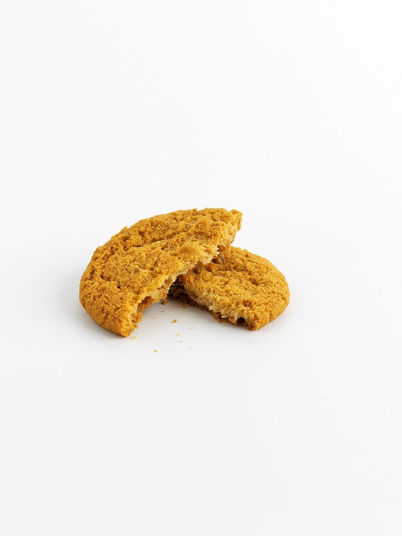 Ginger nut biscuit, broken