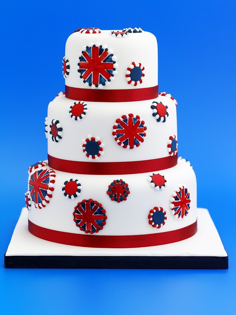 Three layered cake from England