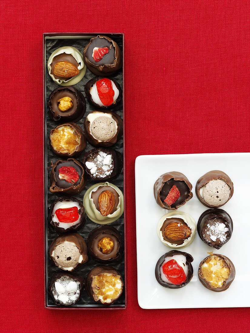 Assorted English pralines