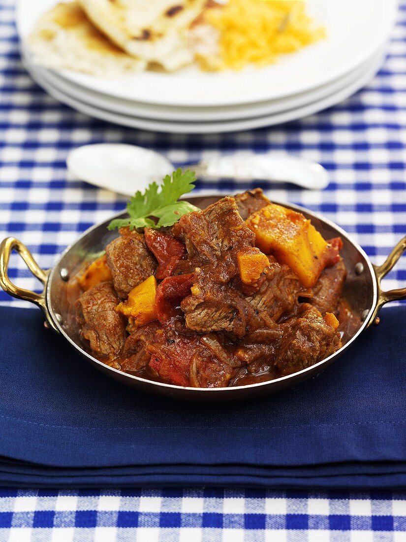 Beef and pumpkin curry