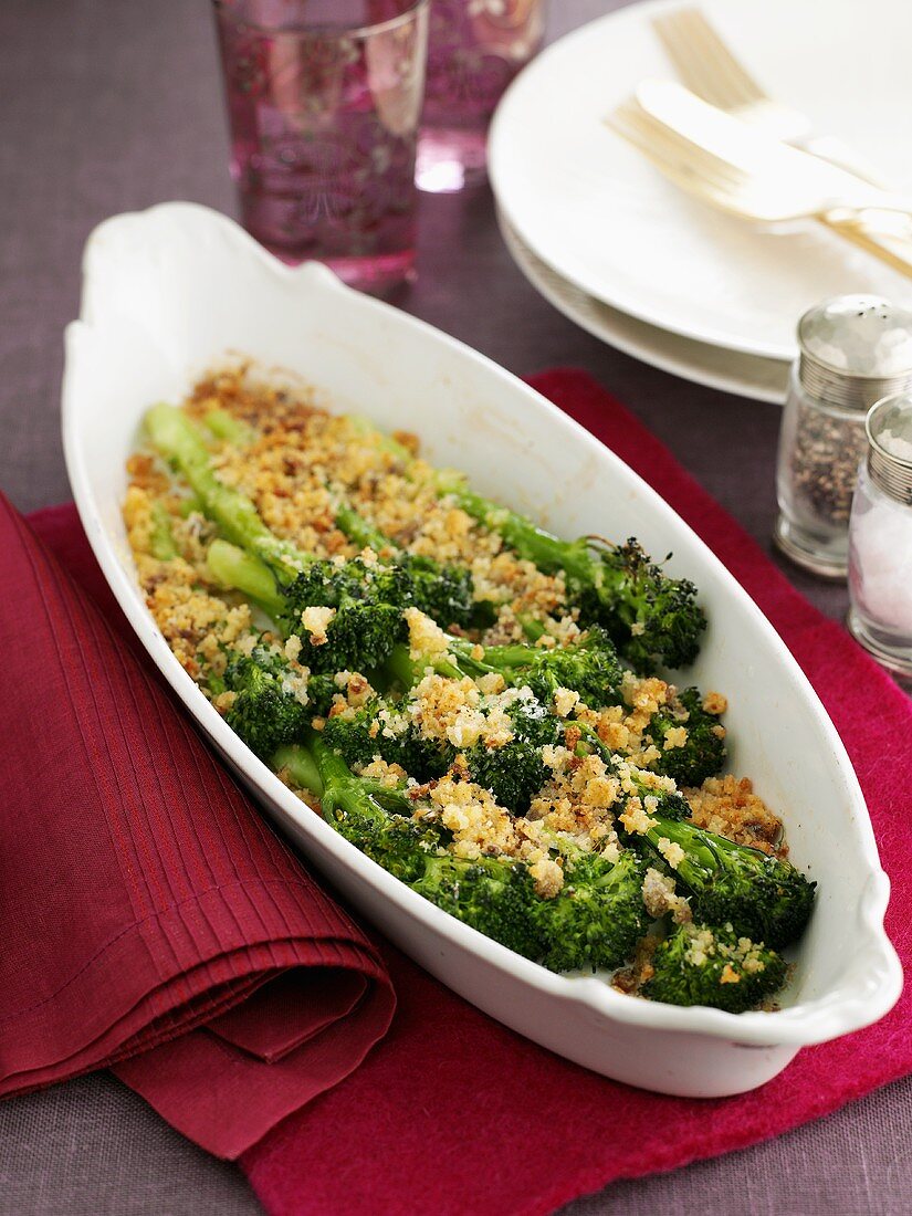 Broccoligratin mit Parmesan