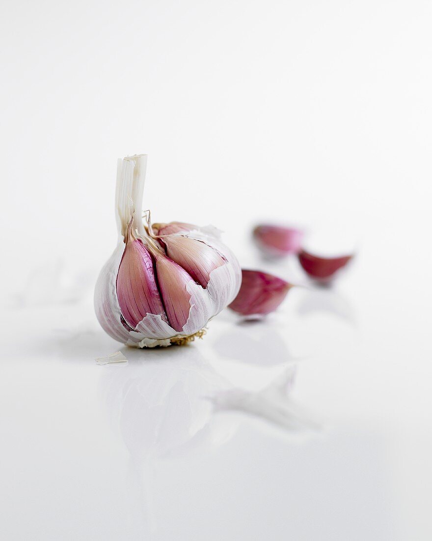 Garlic bulb with garlic cloves