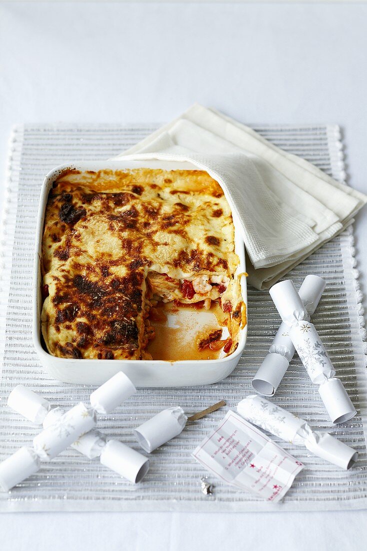 Lasagne mit Meeresfrüchten