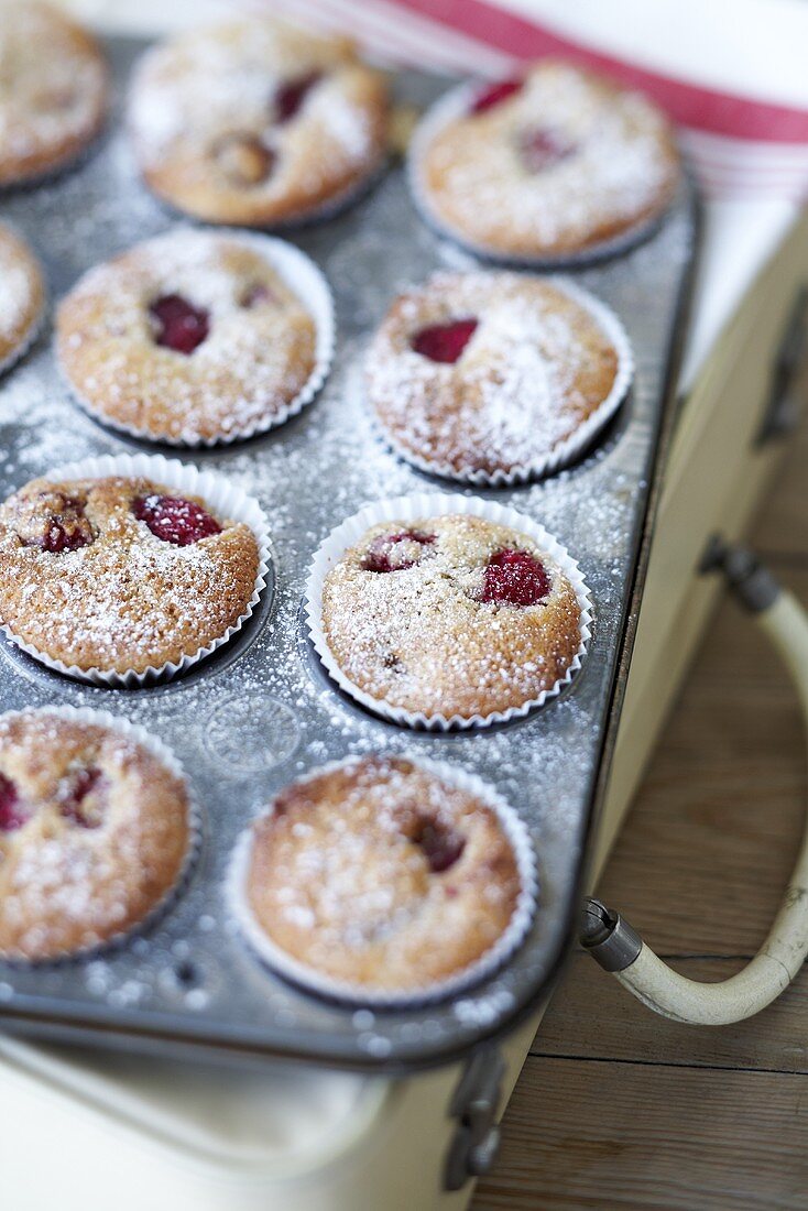 Himbeer-Kokos-Muffins