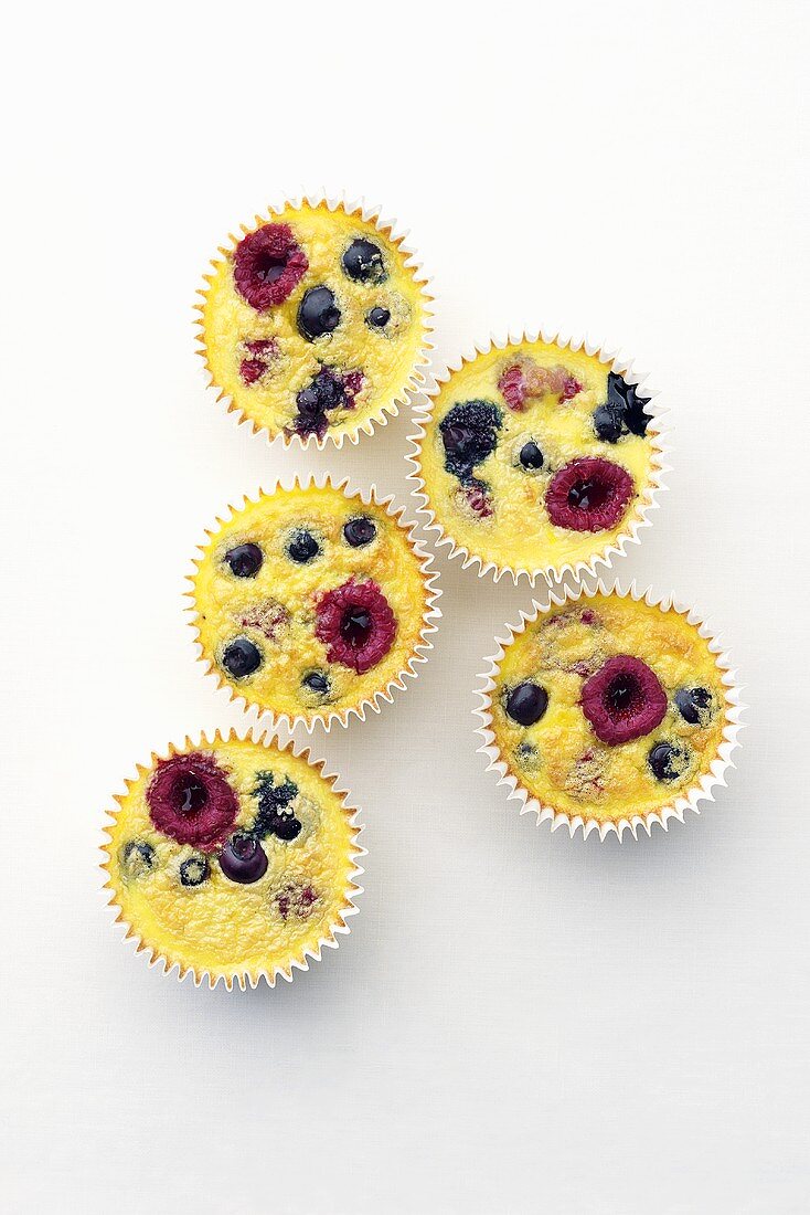 Five berry muffins