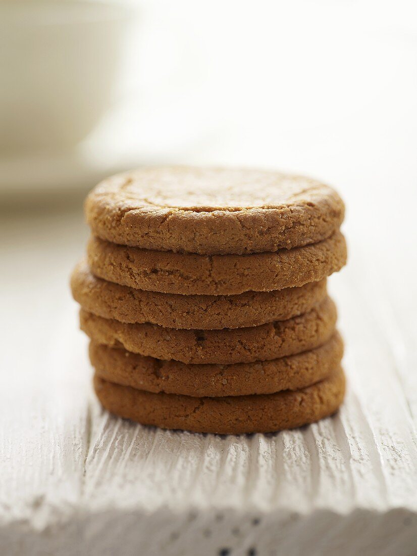 Biscuits, stacked