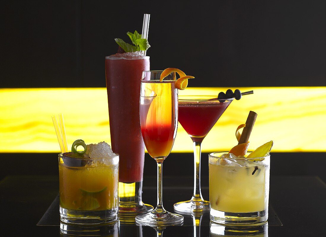 Assorted cocktails