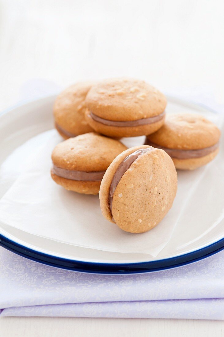 Several Whoopie Pies on a plate