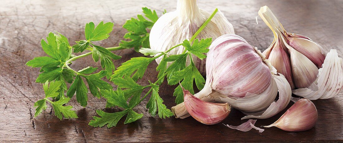 Garlic and parsley