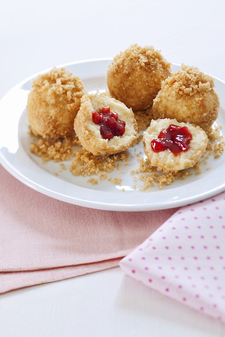 Strawberry dumplings