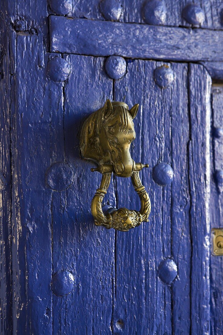 Door knocker at villa Venta de Don Quijote (La Mancha, Spain)