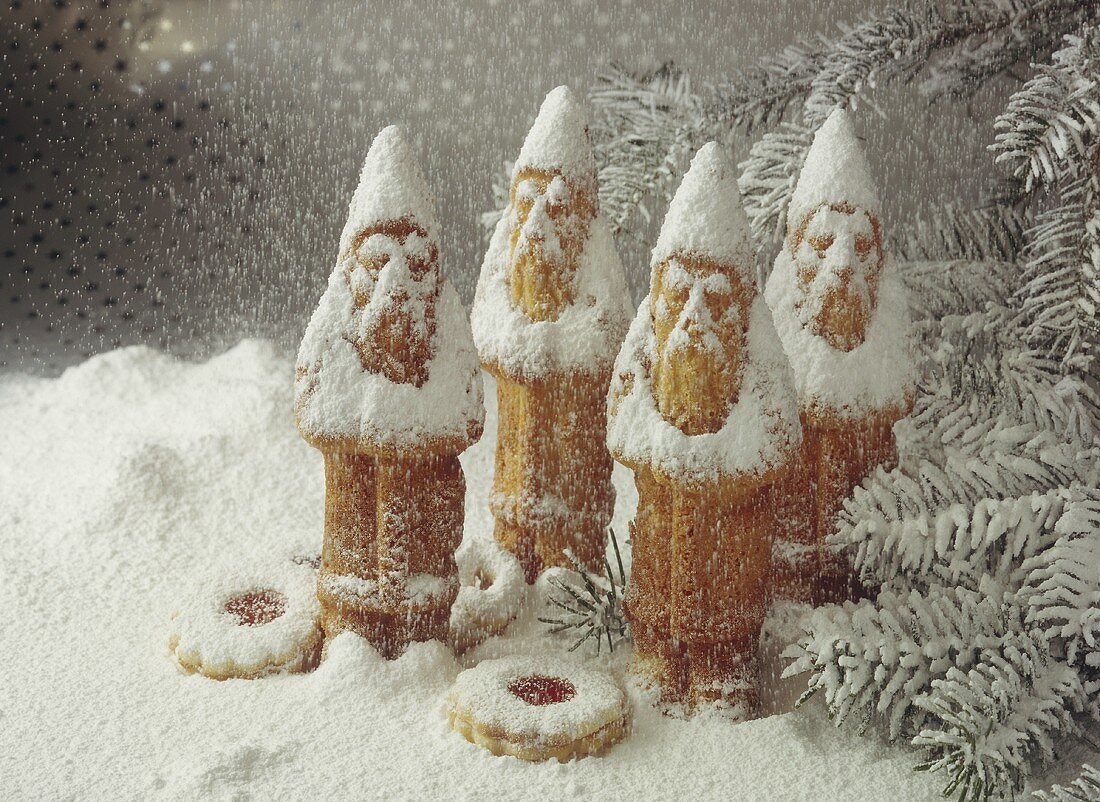 Santa Claus in the Snow