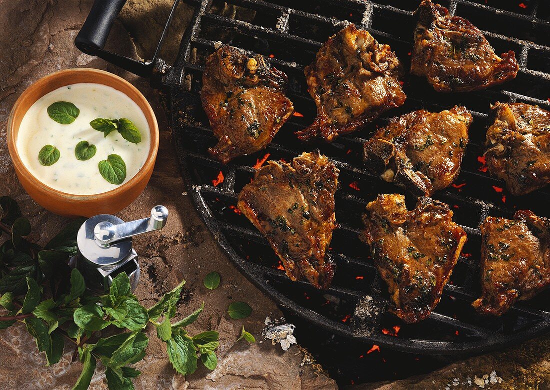 Lamb Chops with Mint Oil