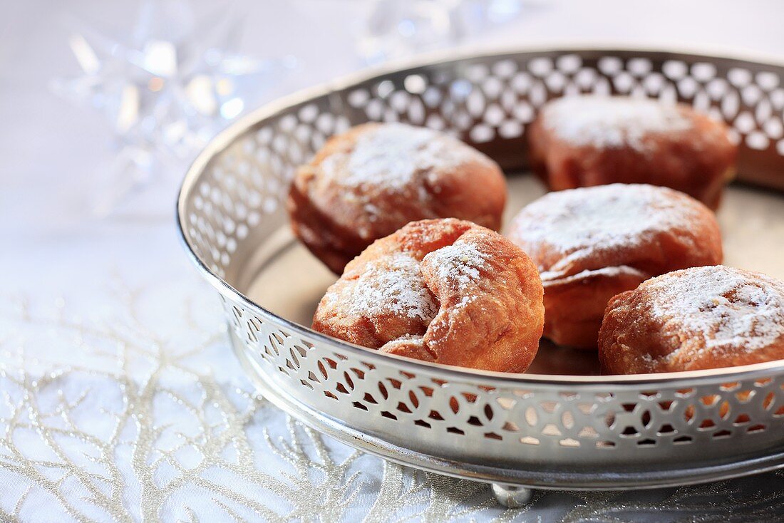 Doughnuts with butter and vodka for Christmas