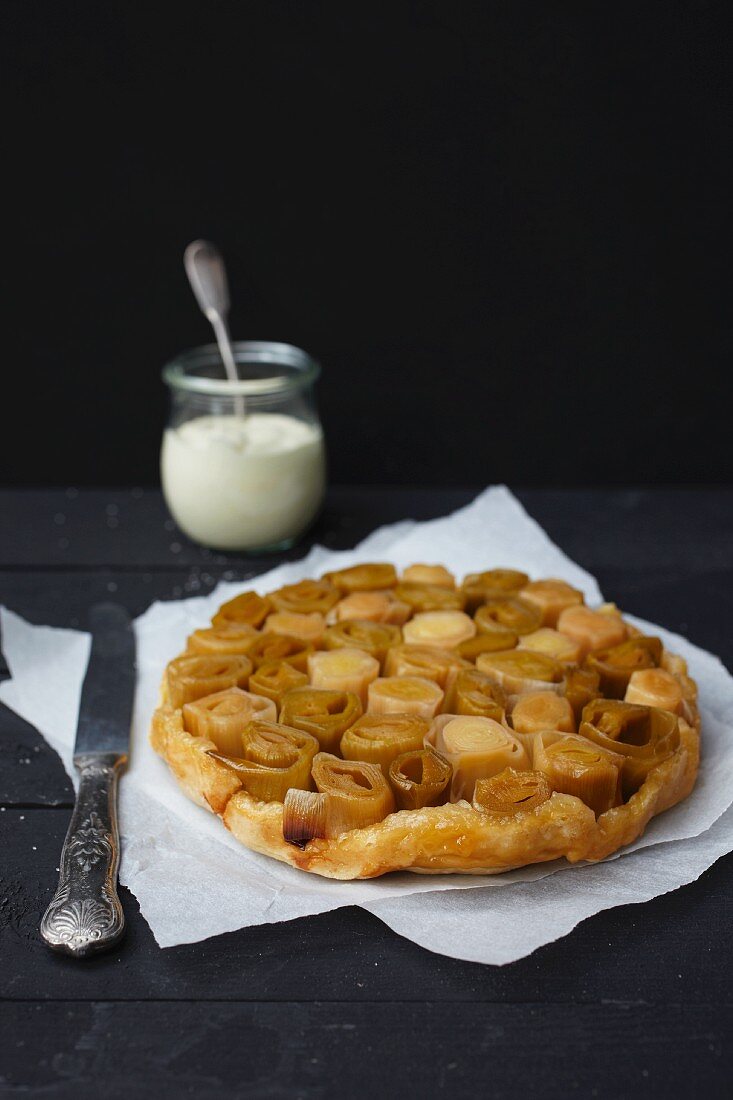 Lauch-Tarte tatin