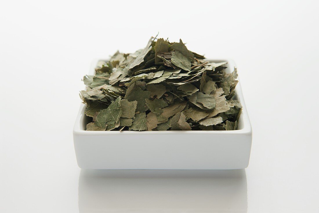 Birkenblätter (Betulae folium), getrocknet