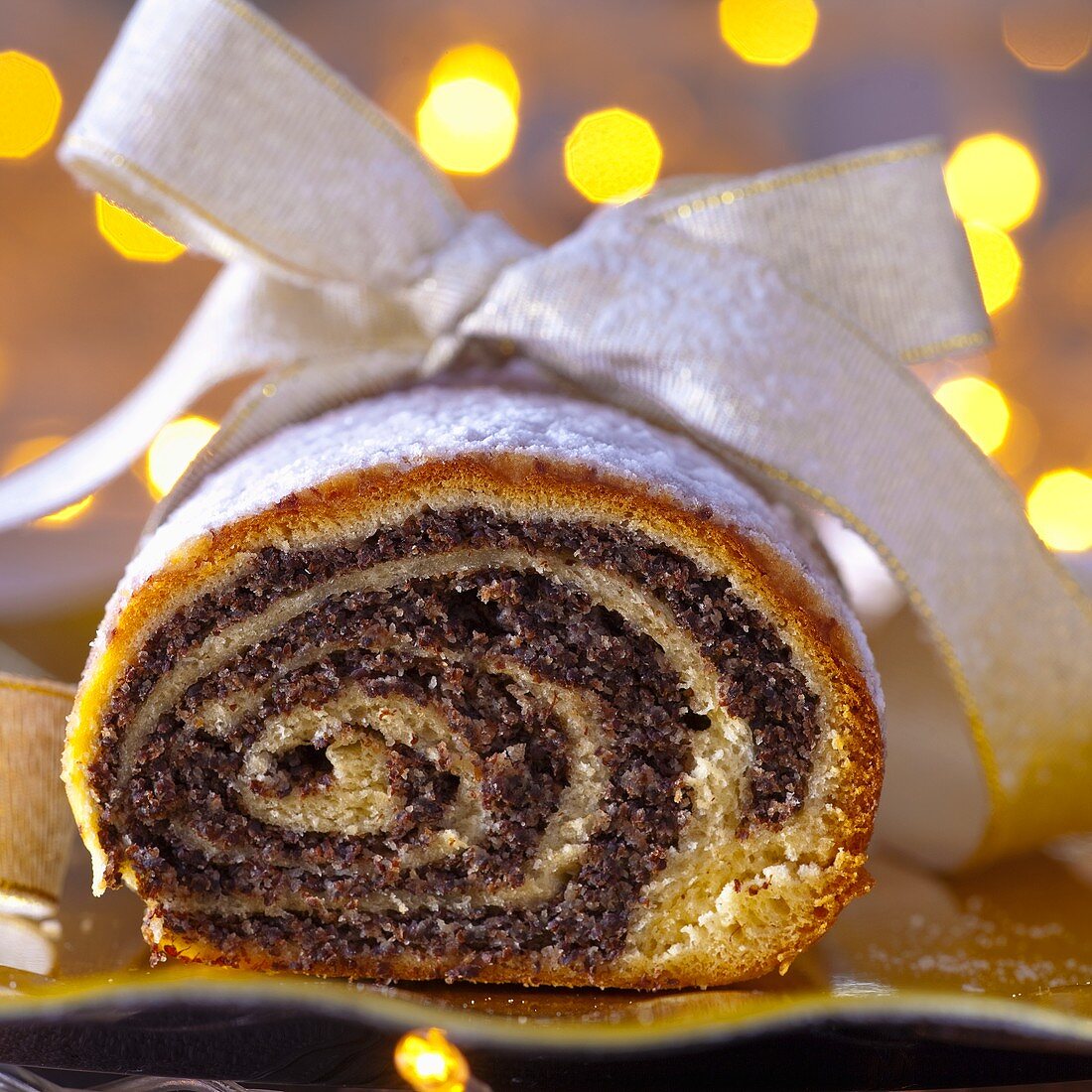 Christmas poppy seed roulade from Poland