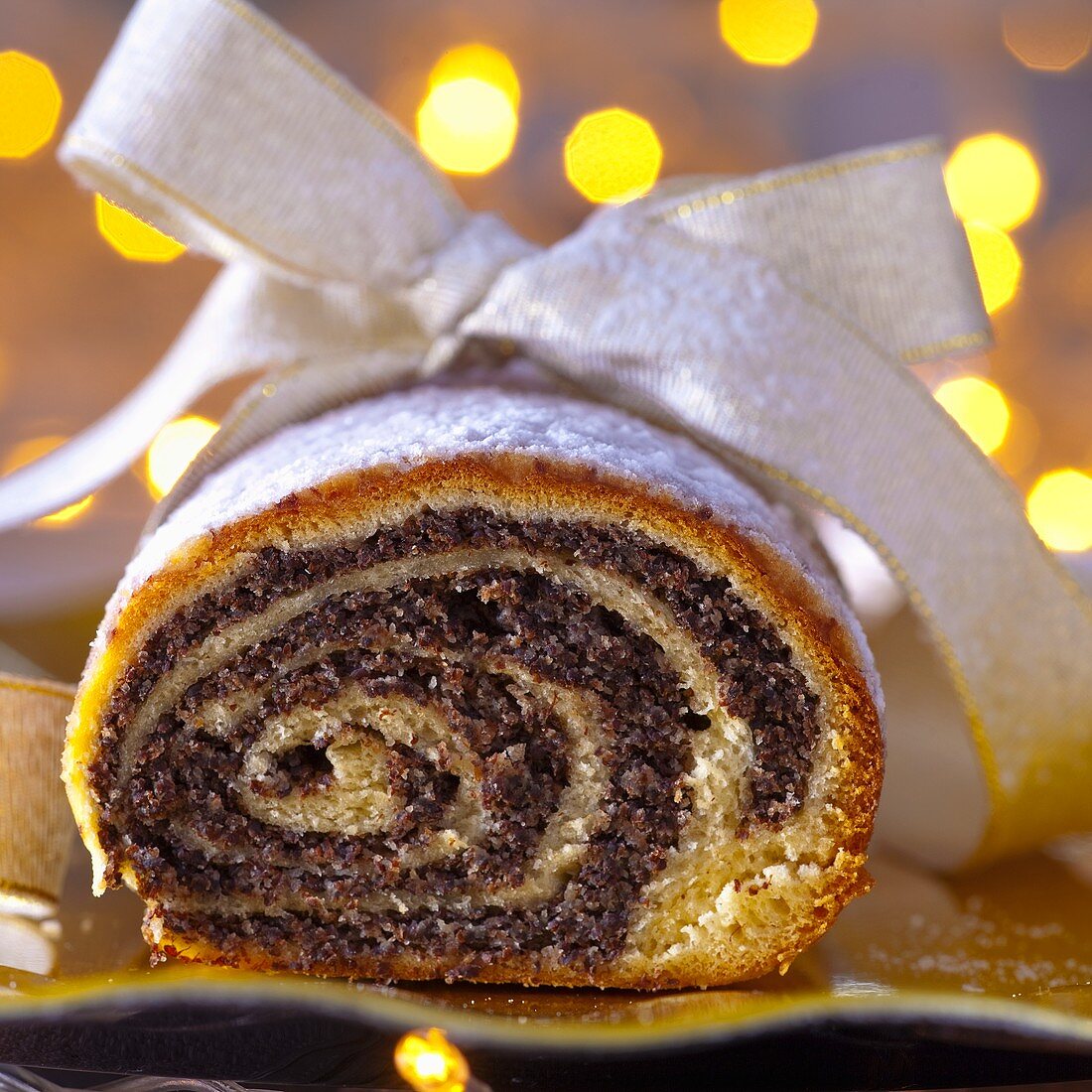 Mohnroulade aus Polen (weihnachtlich)