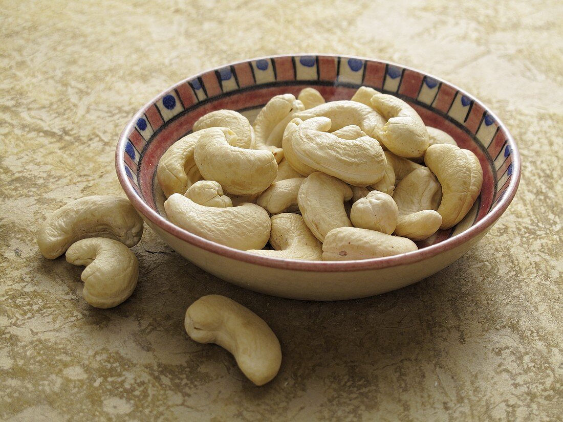 Cashewkerne im Schälchen