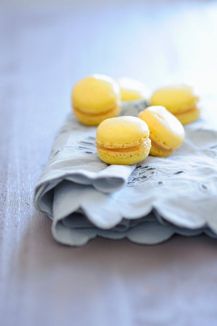 Macarons mit Zitronencreme