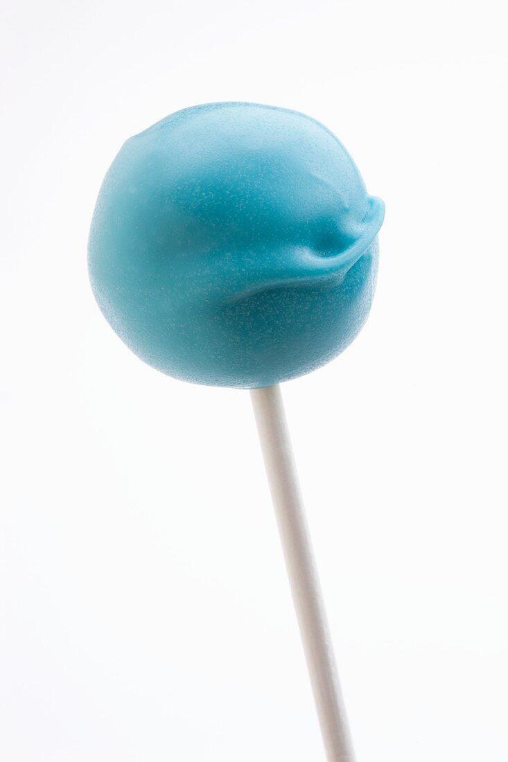 Blauer Cake Pop