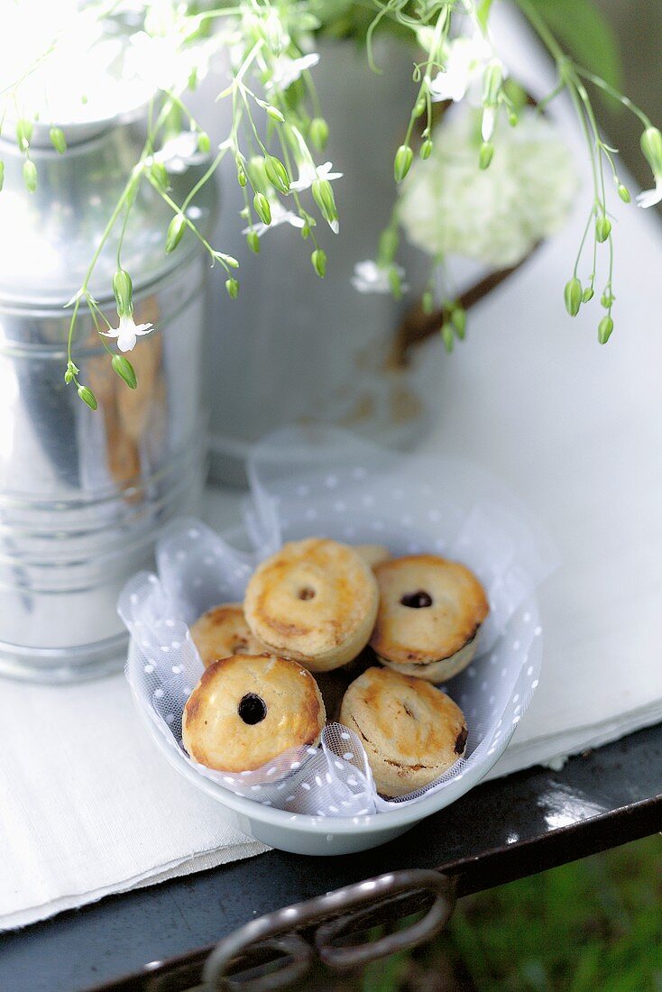 Kleine Apfel- und Brombeerpies fürs Picknick