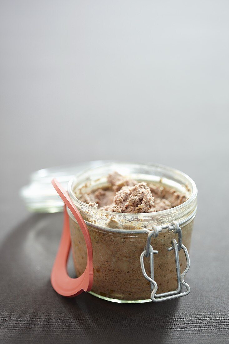 A jar of liver pate