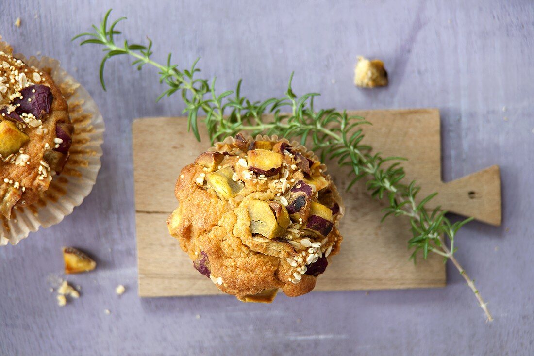 Süsskartoffel-Muffins